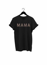 Load image into Gallery viewer, Leopard print ”MAMA” GRAPHIC T-SHIRT
