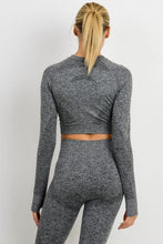 Load image into Gallery viewer, Ace Textured Seamless Long Sleeve Crop
